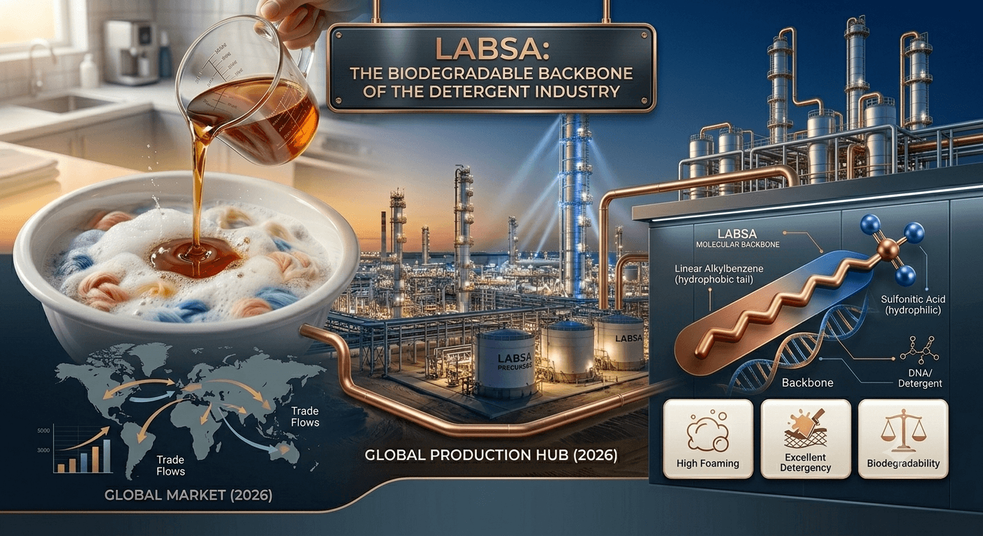 Linear Alkylbenzene Sulfonic Acid (LABSA): Tulang Punggung Industri Deterjen