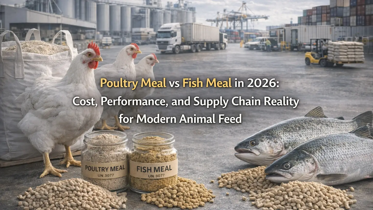 Poultry Meal vs Fish Meal in 2026: Cost, Performance, and Supply Chain Reality for Modern Animal Feed