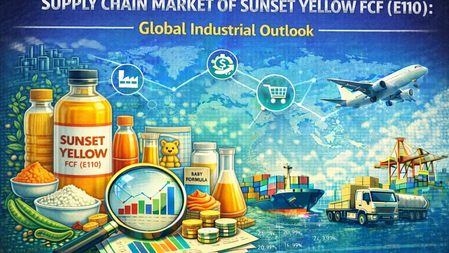 Pasar Ranja Pasokan Sunset Yellow FCF (E110): Prospek Industri Global