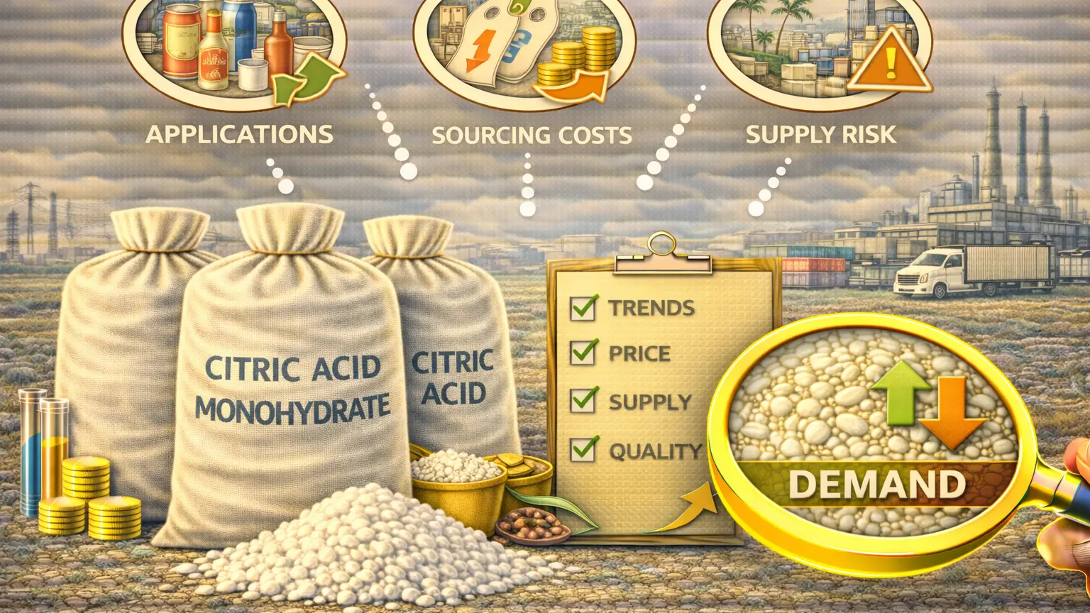 Why Citric Acid Monohydrate Is Back in Focus for Food and Beverage Buyers