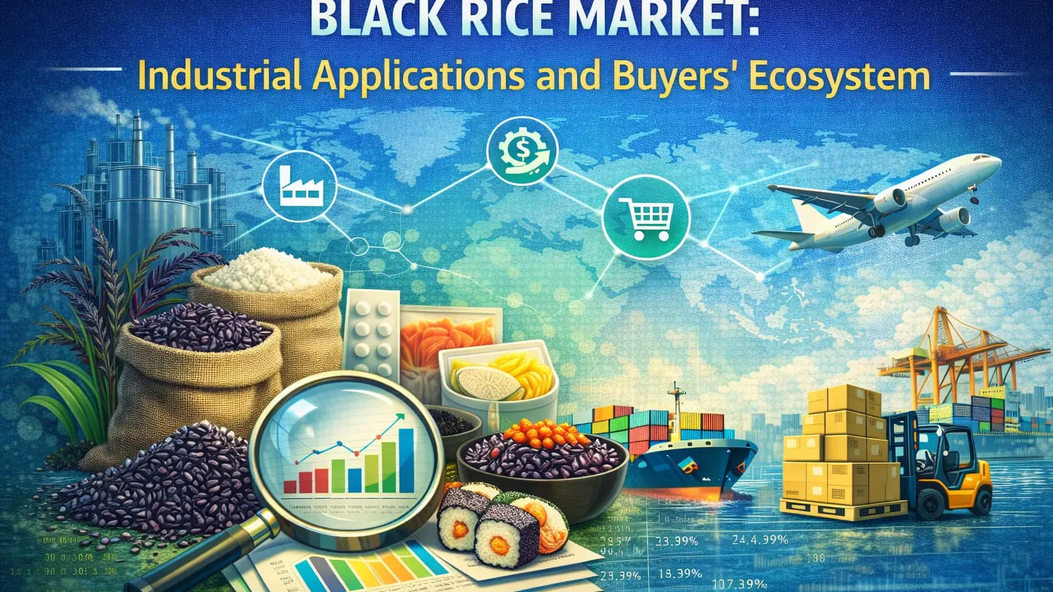 Pasar Beras Hitam: Aplikasi Industri, Pembeli & Tren Permintaan Global