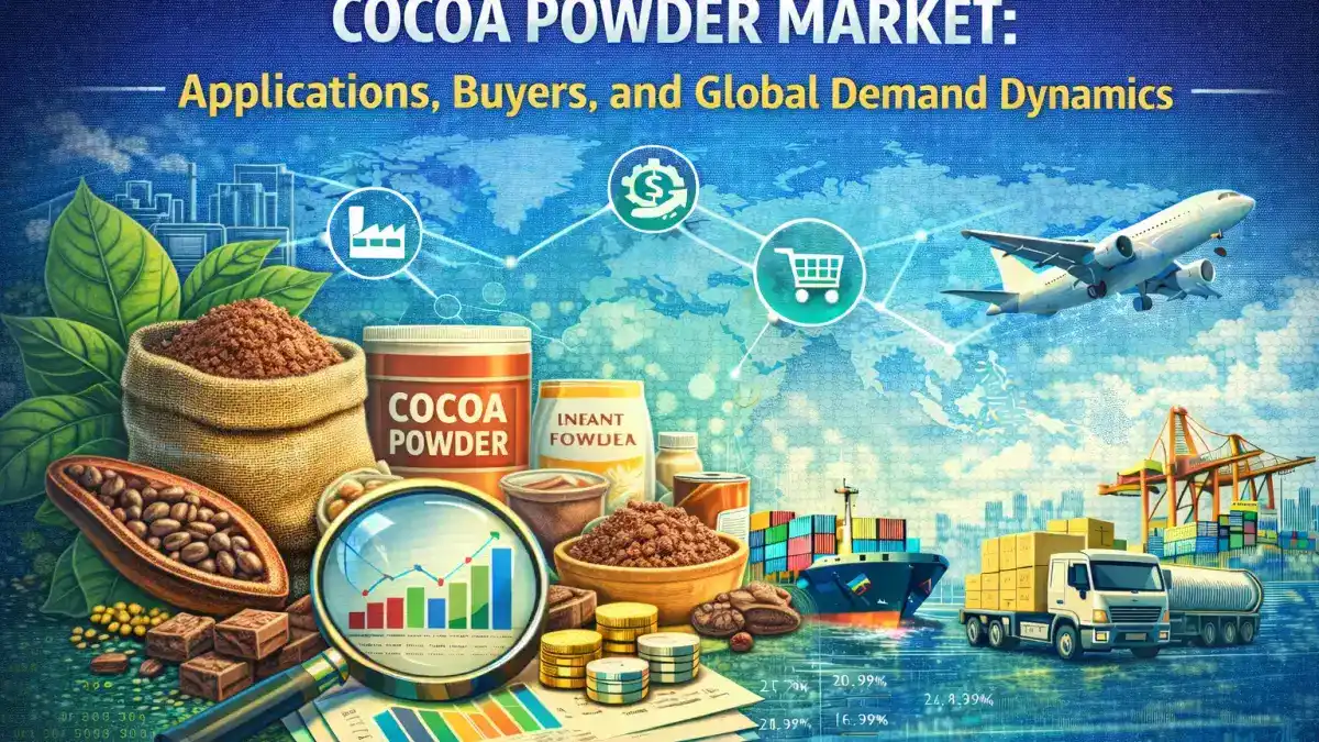 Pasar Bubuk Kakao: Aplikasi, Pembeli, dan Dinamika Permintaan Global