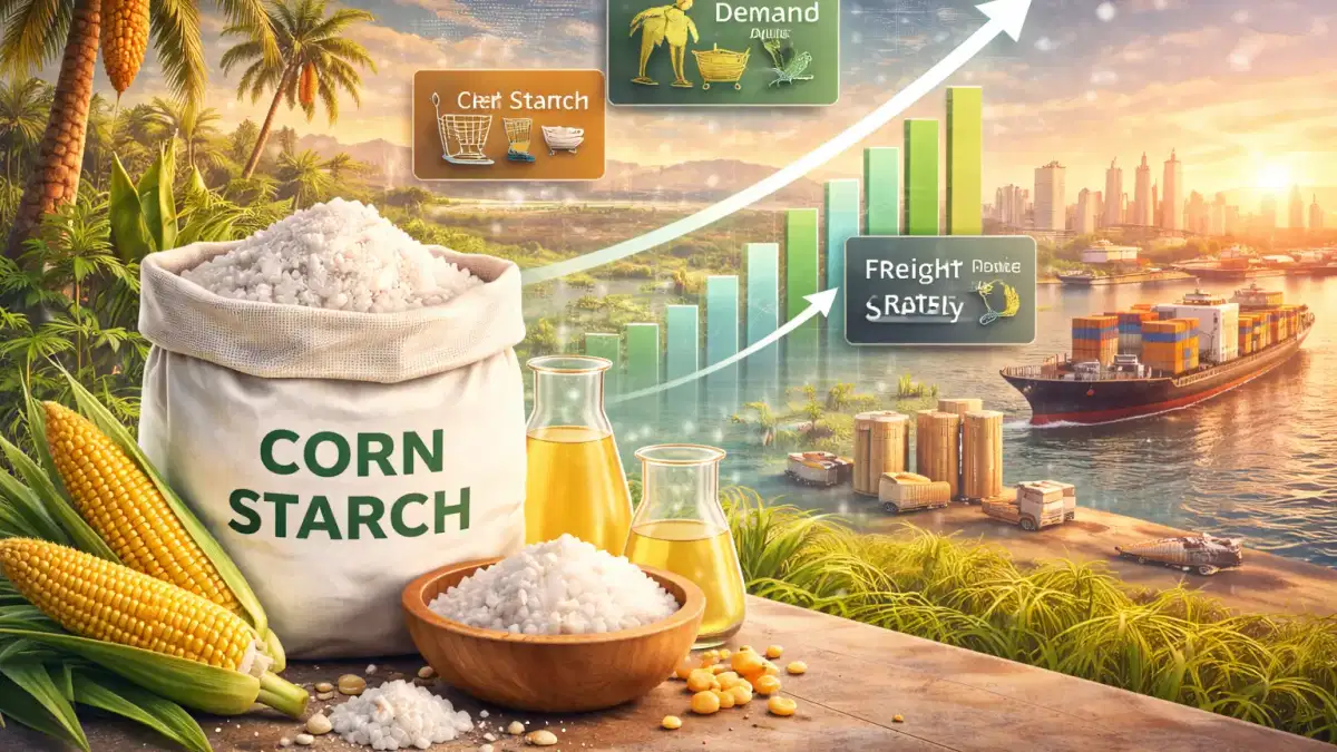 Pembaruan Indeks Pati Jagung CFR Asia untuk Pembeli AS