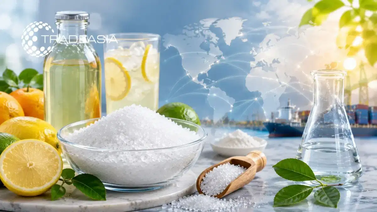 Bagaimana RanTAI Pasokan Asam Sitrat Monohidrat Global Akan Berkembang pada tahun 2026?