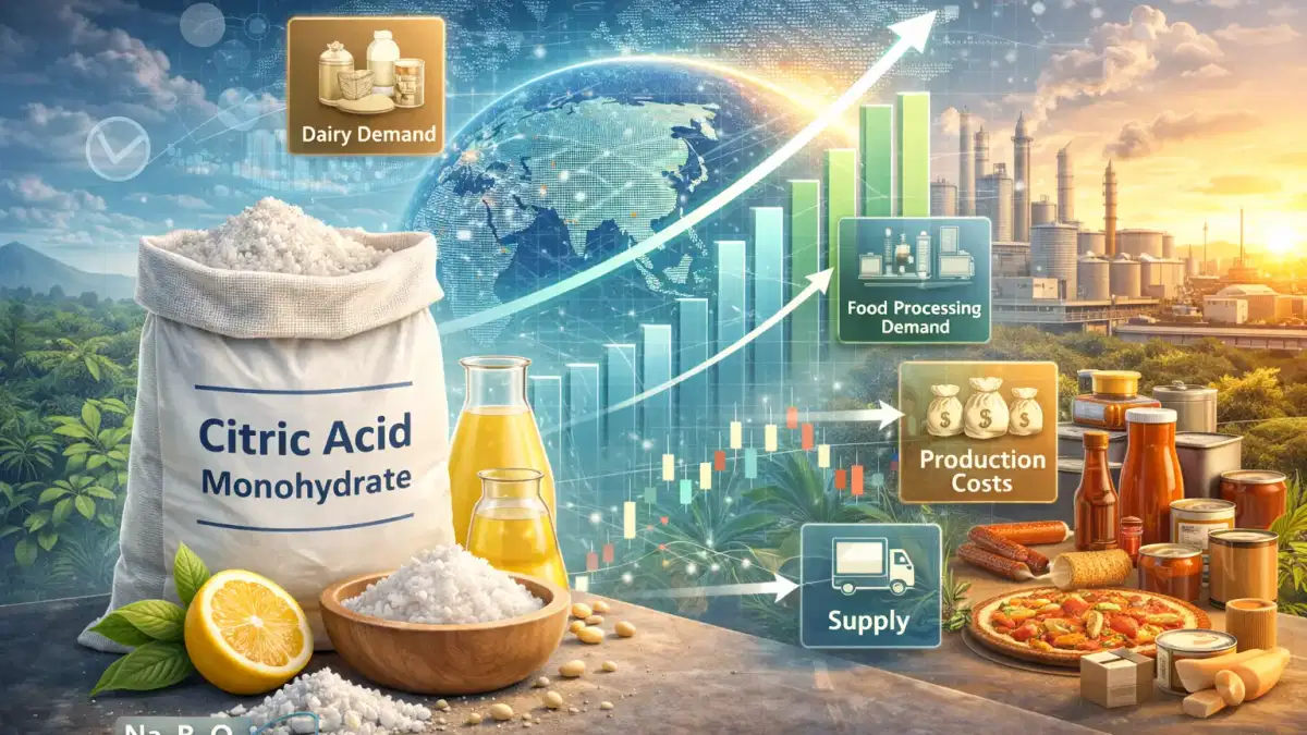Asam Sitrat Monohydrate dalam Susu & Makanan Olahan