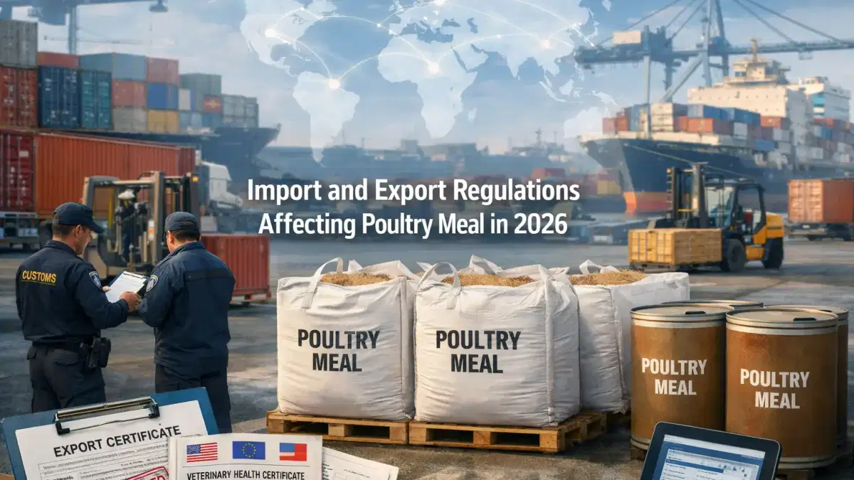 Import and Export Regulations Affecting Poultry Meal in 2026