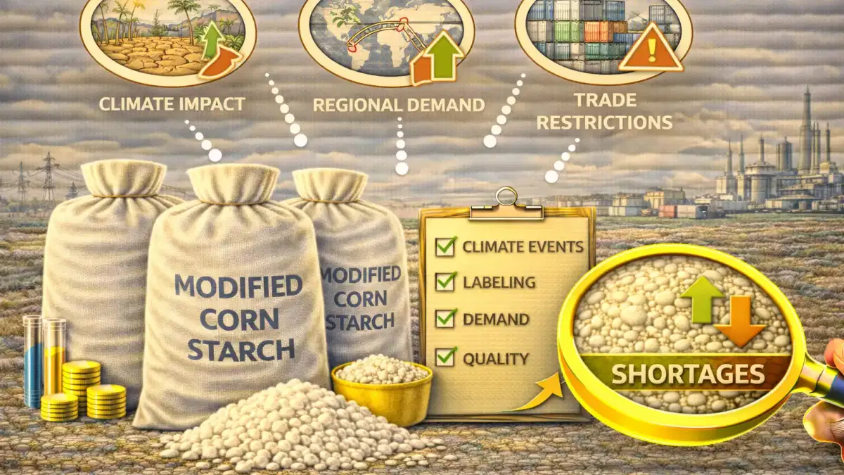 Perbedaan Harga Antara Pati Jagung Asli dan Modifikasi